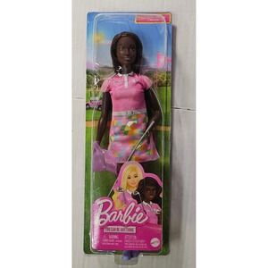 Mattel Barbie You Can Be Anything Golfer Doll Brunette Pink Polo JCR69 New‎